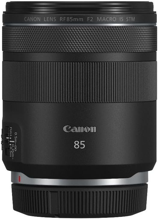 Canon RF 85mm F2 Makro is STM Porträtobjektiv für Canon EOS R Serie (0,5-Fach Makro-Abbildungsmassst
