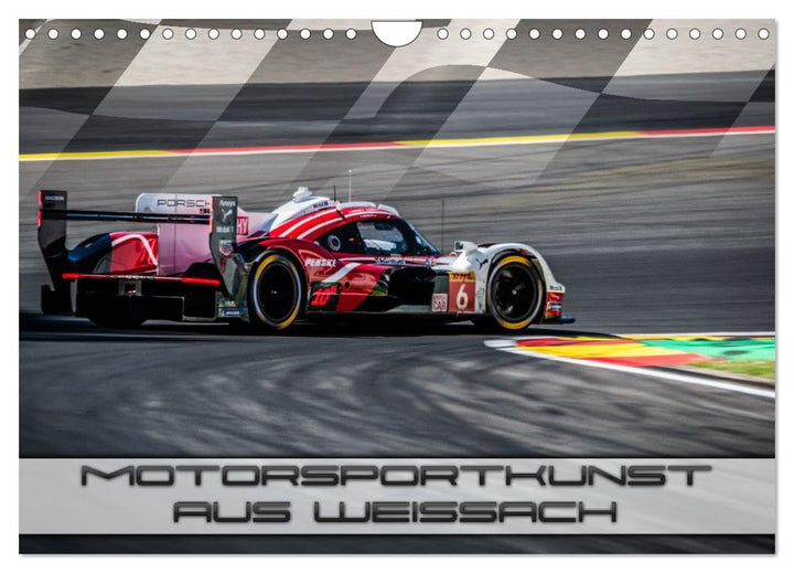 Motorsportkunst aus Weissach (Wandkalender 2026 DIN A4 quer), CALVENDO Monatskalender: Ein Kalender