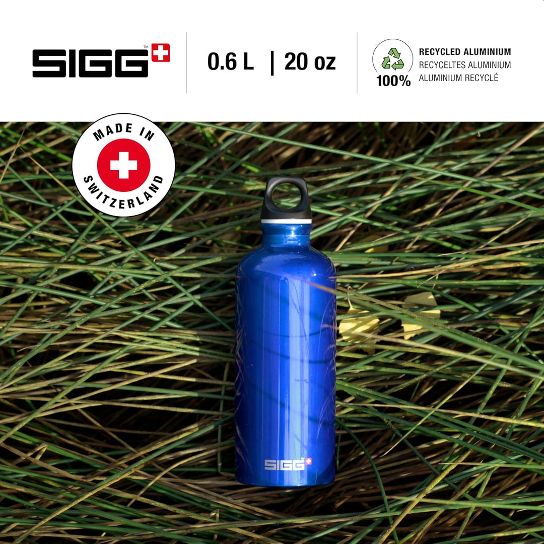 SIGG - Alu Trinkflasche - Traveller - Made in Switzerland - Kohlensäure geeignet - Auslaufsicher - F
