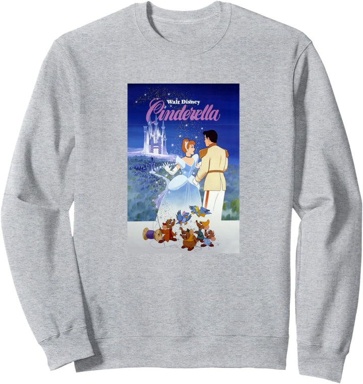 Disney Cinderella Classic Vintage Movie Poster Sweatshirt
