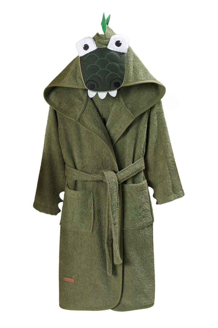 ELY PARKER Bademantel Kinder Frottee, Jungs, Jungen, Mädchen, Handtuch aus Türkische Baumwolle, mit