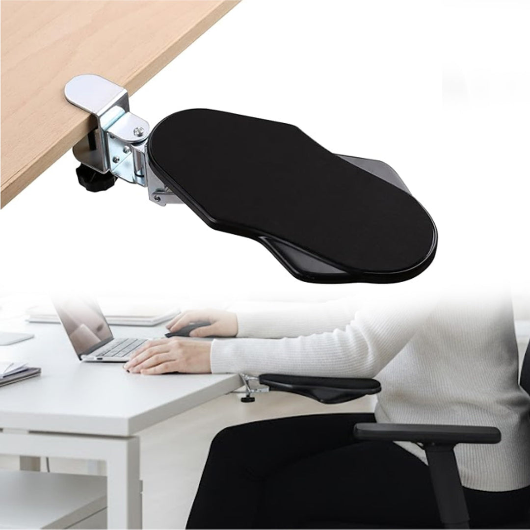 Ergonomische Armlehnenstütze Handgelenkauflage: Armstütze Schreibtisch 90° Faltbare und 180° Drehbar