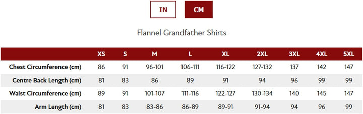Lee Valley Grandfather-Hemd aus irischem gestreiftem Baumwollflanell für Herren L Hellblau, L Hellbl