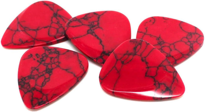 Stone Tones Plektren, 4er-Pack mit 4 verschiedenen Designs