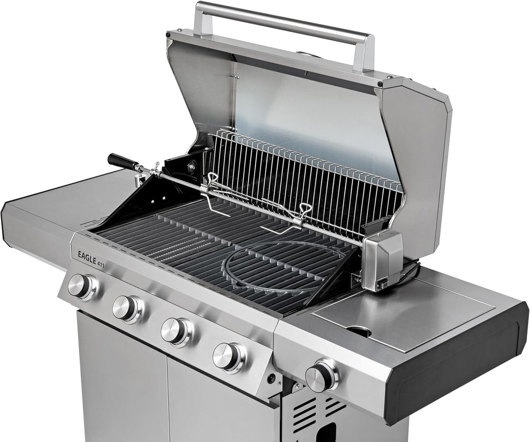 Alles für dein Barbecue! the BBQ shop.de Grillspiess mit Motor und Netzanschluss