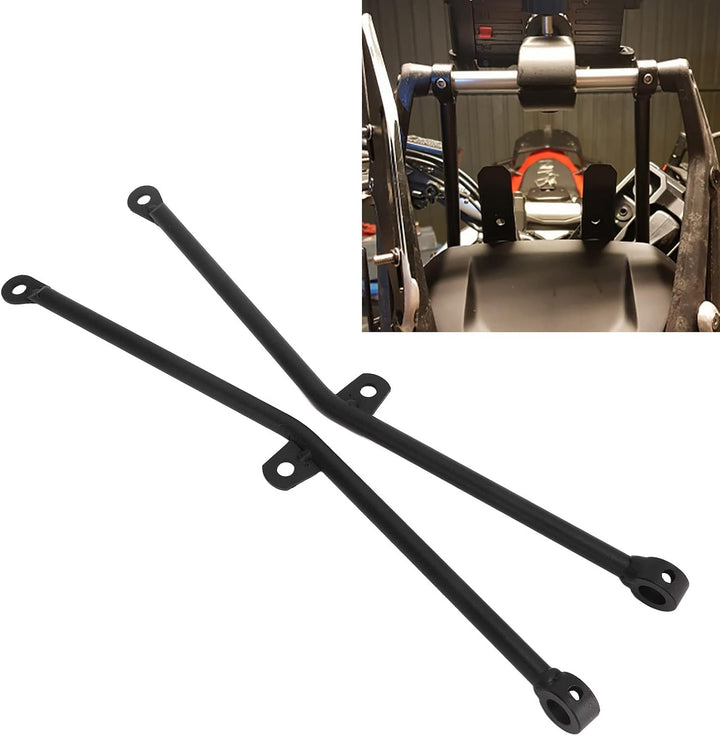 Keenso Motorrad Navigation Halterung, Motorrad GPS Stabilisator Halterung Edelstahl Handyhalter für