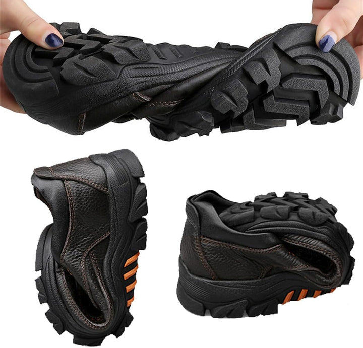 WNUKATO Herren Freizeitschuhe Business Casual Lederschuhe Bequeme Herrenschuhe 9088 GM 40 EU Braun,