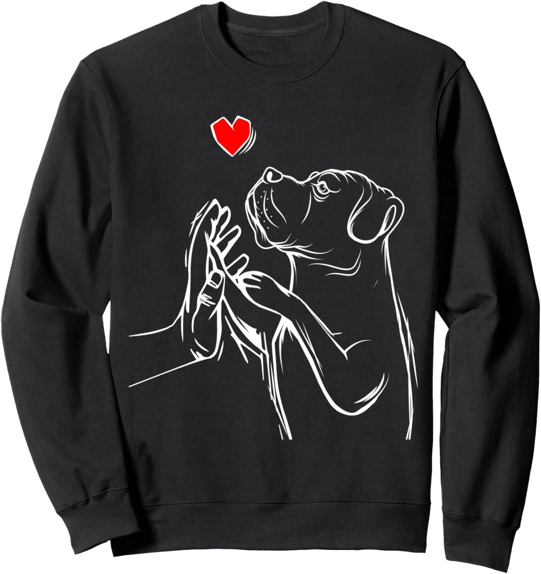 Cane Corso Hunde Liebe Frauchen Sweatshirt