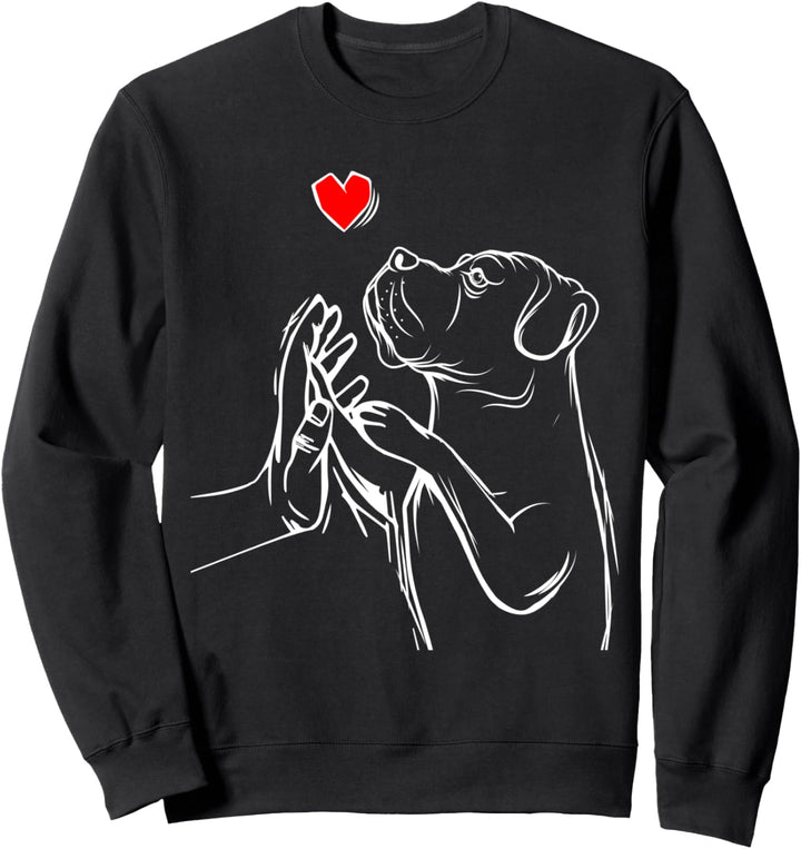 Cane Corso Hunde Liebe Frauchen Sweatshirt