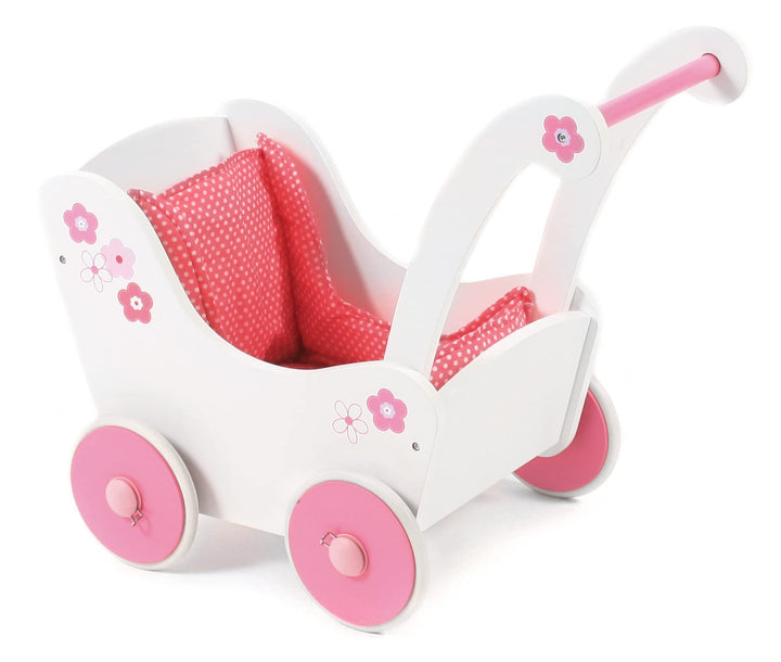 Bayer Chic 2000 425 99 - Holz-Puppenwagen Fiori, 55 x 31 x 45 cm, Fiori