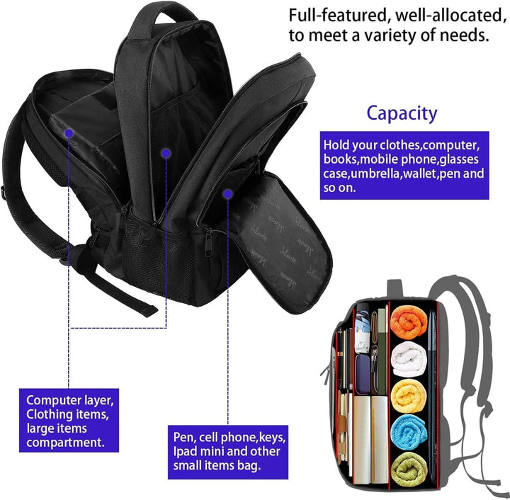 MATEIN Grosser Rucksack Herren, Laptop Rucksack 18 zoll, Reise Rucksack Gross | Wasserdicht Laptopta