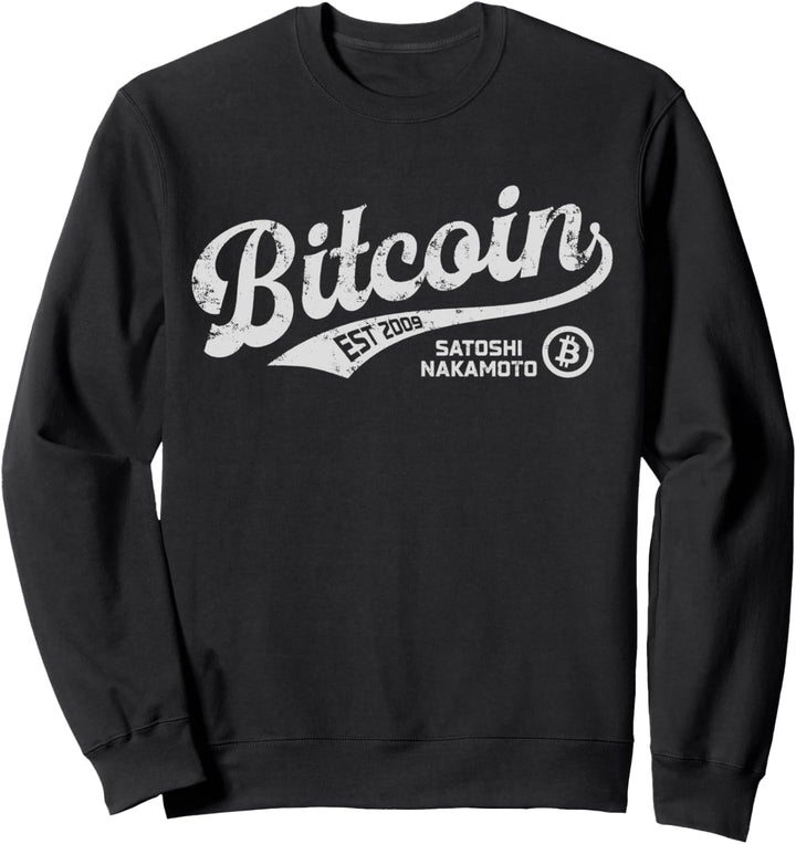 Bitcoin Logo BTC Crypto Currency Traders Blockchain Miners Sweatshirt