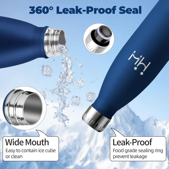 HoneyHolly Trinkflasche Edelstahl - 750ml - Thermosflasche, BPA-Frei, Trinkflaschen Sport - Auslaufs