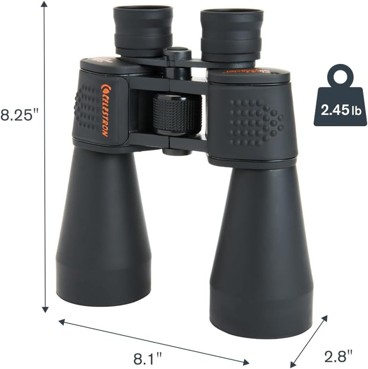 Celestron 71007 SkyMaster 12 x 60 mm Porroprismenfernglas mit mehrfach vergütete Linse, BaK-4 Prisme