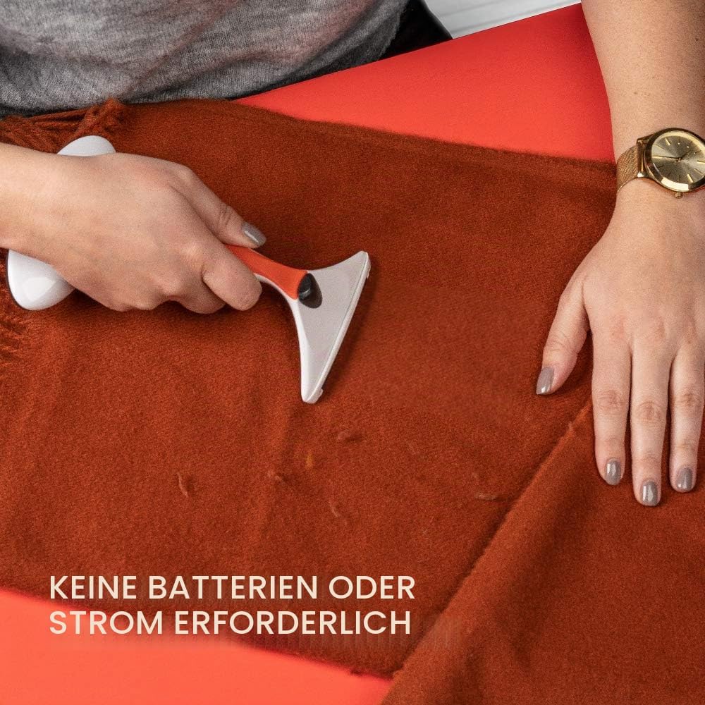 GLEENER Fabric Shaver Stoffrasierer und Fusselbürste, Verstellbarer Rasierer für Kleidung &amp; Möbel (O