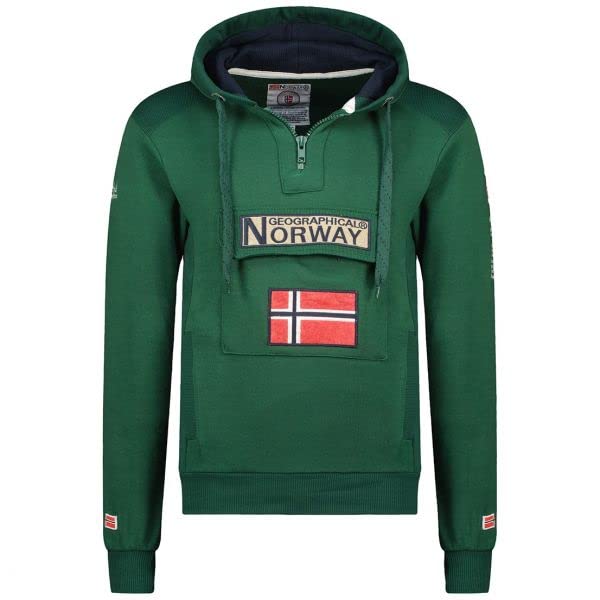 Geographical Norway GYMCLASS Damen Sweatshirt XL Dunkelgrün, XL Dunkelgrün