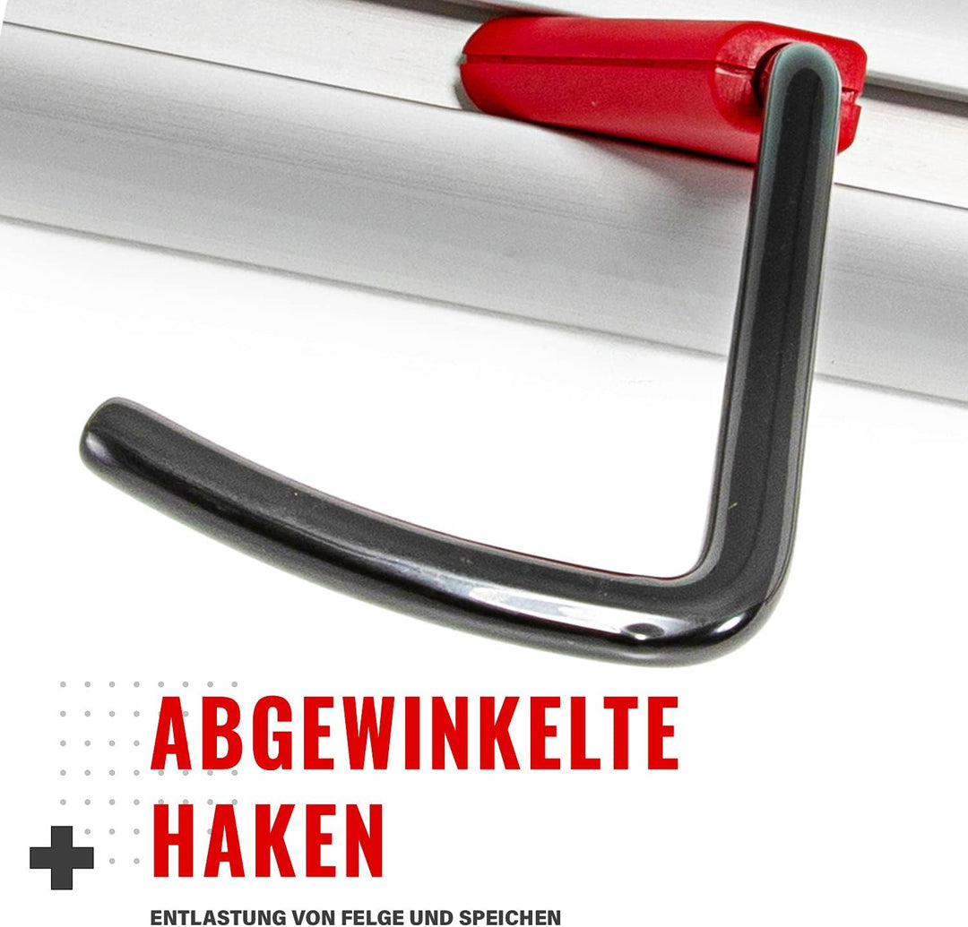 Fahrrad Wandhalterung für 3 oder 6 Fahrräder - Verstellbare Fahrradhalterung für Garage oder Wohnung