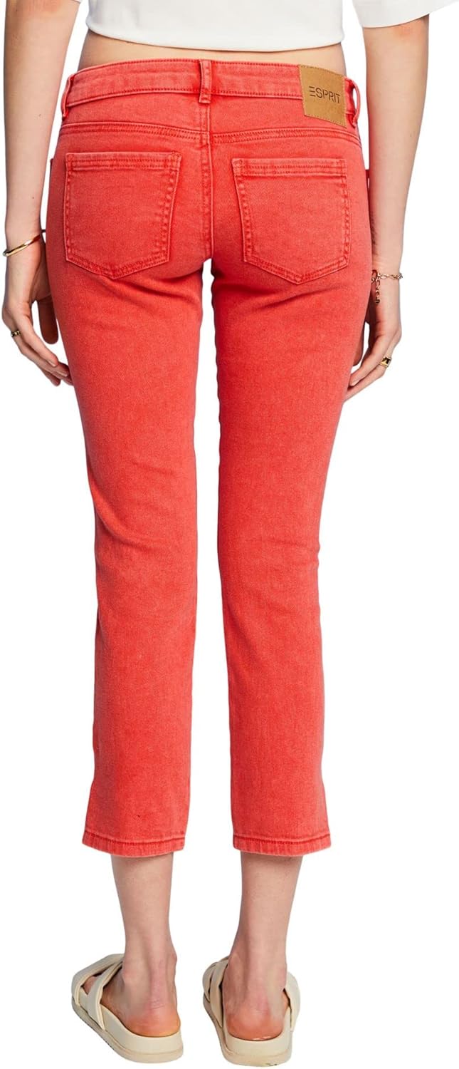 edc by Esprit Capri-Hose aus Twill 29W / 28L 870/Coral Orange, 29W / 28L 870/Coral Orange