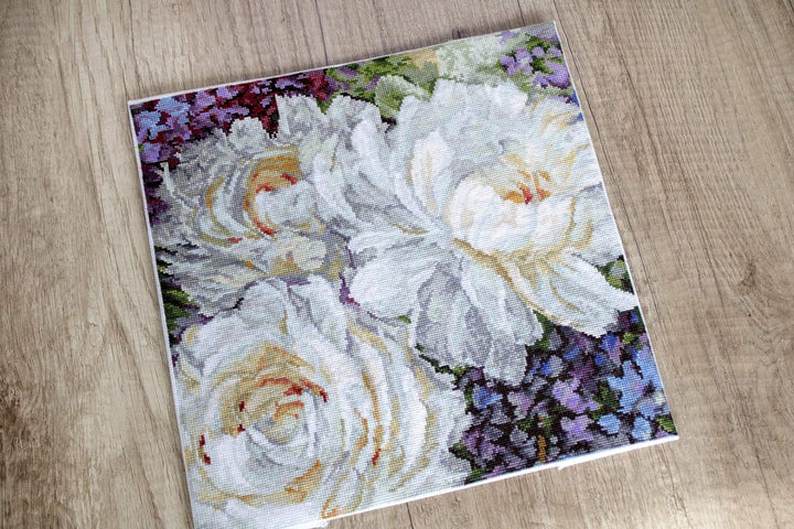 Letistitch Leti930 Kreuzstich Set, Mehrfarbig, 30x30cm