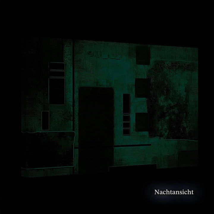 Startonight Bilder Rot Schwarz Geometrisch, Leinwandbilder Moderne Kunst, Abstrakte Wanddeko Kunstdr