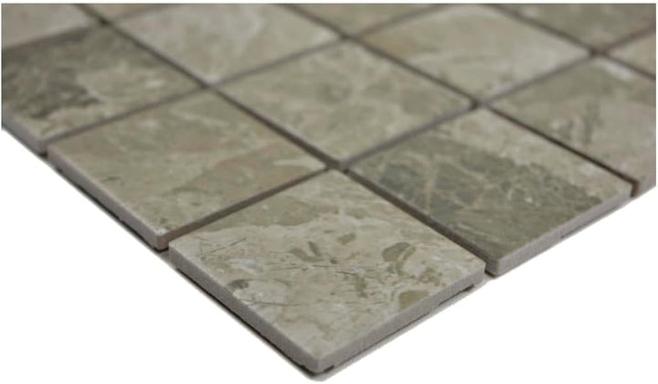 Keramikmosaik Keramik Mosaik Mosaikfliese Keramik Steinoptik sandbraun Wandverkleidung Küchenfliese