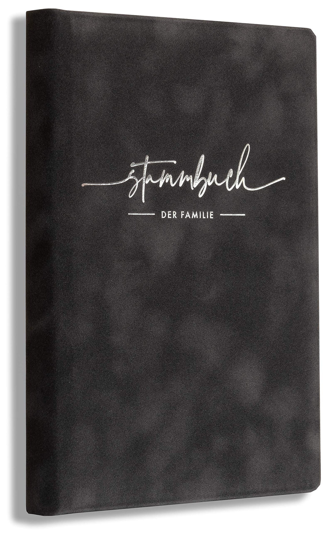 Stammbuch Grise Grau Trauung Samt Hochzeit mit Einleger Stammbuch der Familie