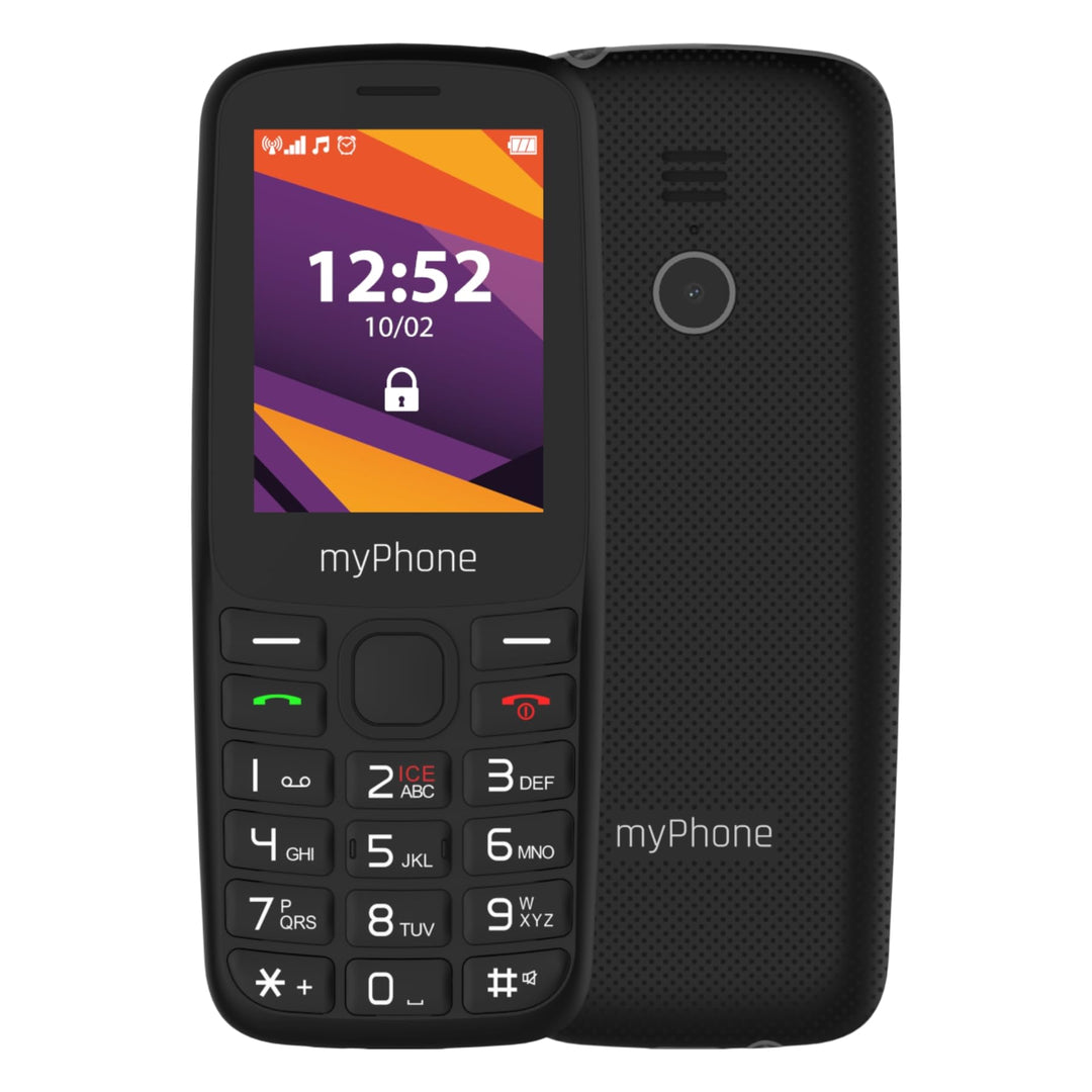 myPhone 6410 LTE 4G einfaches Telefon mit klarem Display und grossen Tasten, grosser 1400-mAh-Akku