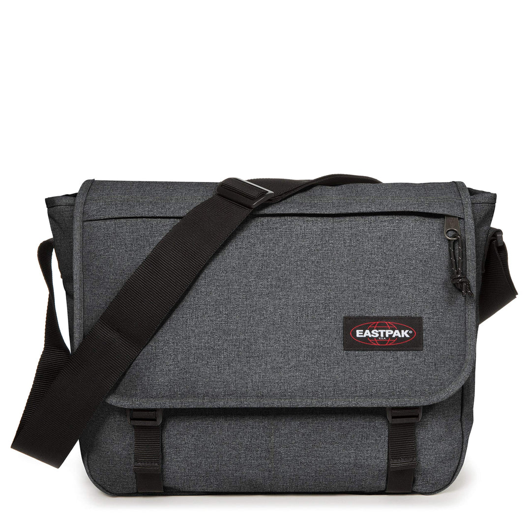 EASTPAK Delegate + Messenger Bag, 38 cm, 20 l Black Denim, Black Denim