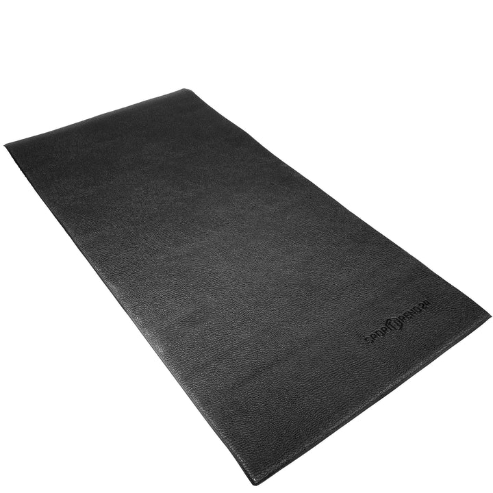 Sporttrend 24® Unterlegmatte 120cm, 160cm, 181cm, 220cm zum ausrollen in schwarz, 1,2cm Stärke | Lau
