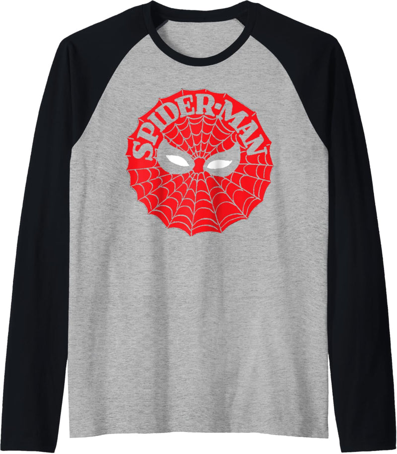 Marvel Spider-Man Mask Web Fill Raglan