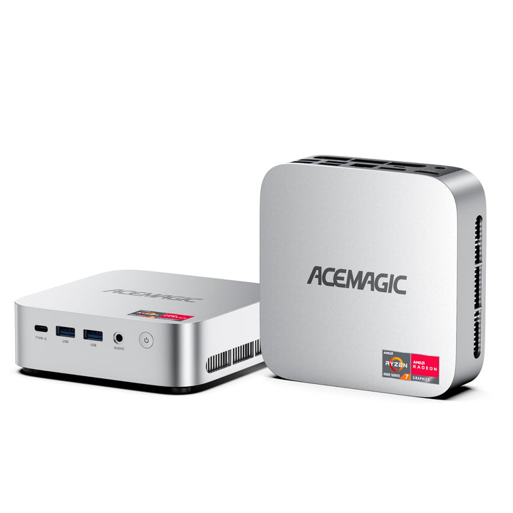 ACEMAGIC M1 Mini PC, AMD Ryzen 7 6800H (8C/16T, bis zu 4.7Ghz),16GB DDR5 512GB M.2 SSD Windows 11 Pr