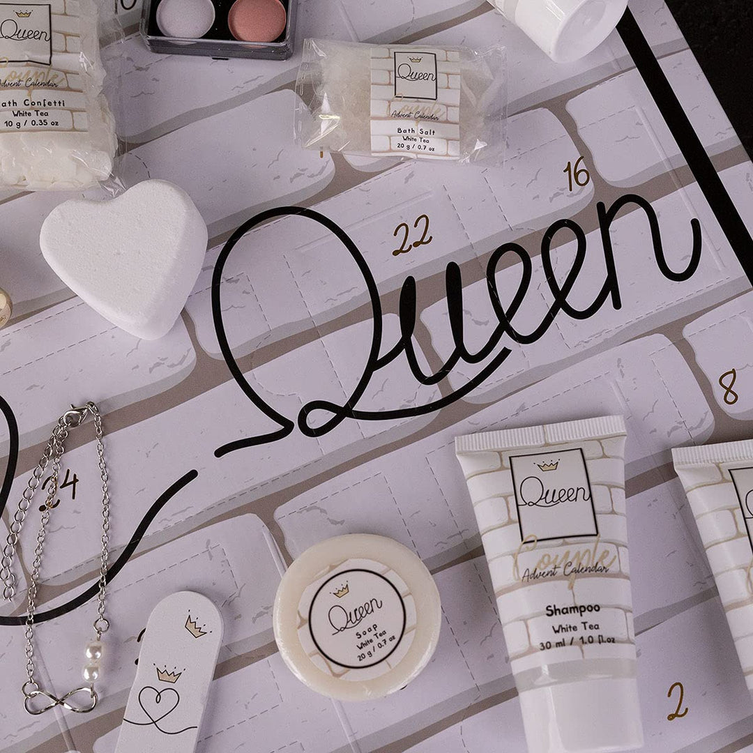 accentra Beauty Adventskalender King &amp; Queen Für Paare Mit 24 Bade-, Körperpflege &amp; Accessoires Prod