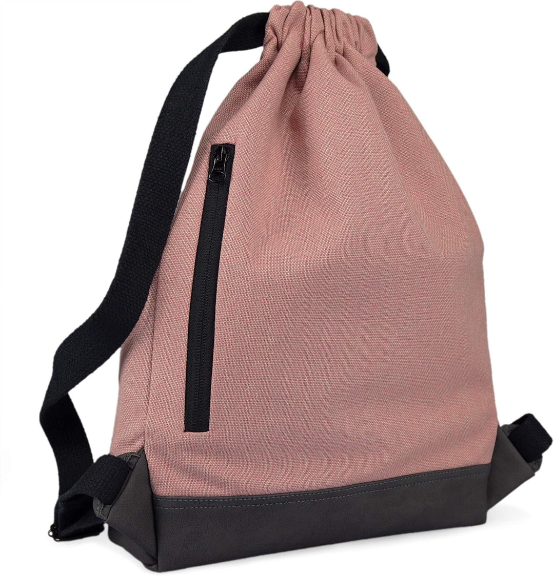 Adore June Daypack Bob Moderner Rucksack Turnbeutel Gymsack für Sport, Reisen und City, Gefütterter