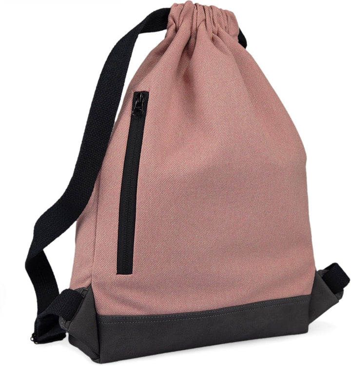 Adore June Daypack Bob Moderner Rucksack Turnbeutel Gymsack für Sport, Reisen und City, Gefütterter