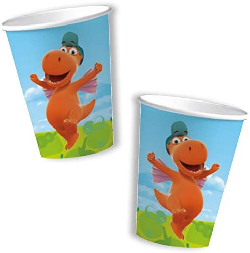 53-tlg. Party-Set * DER KLEINE DRACHE KOKOSNUSS * mit 16 Teller, 16 Becher, 20 Servietten und Deko f