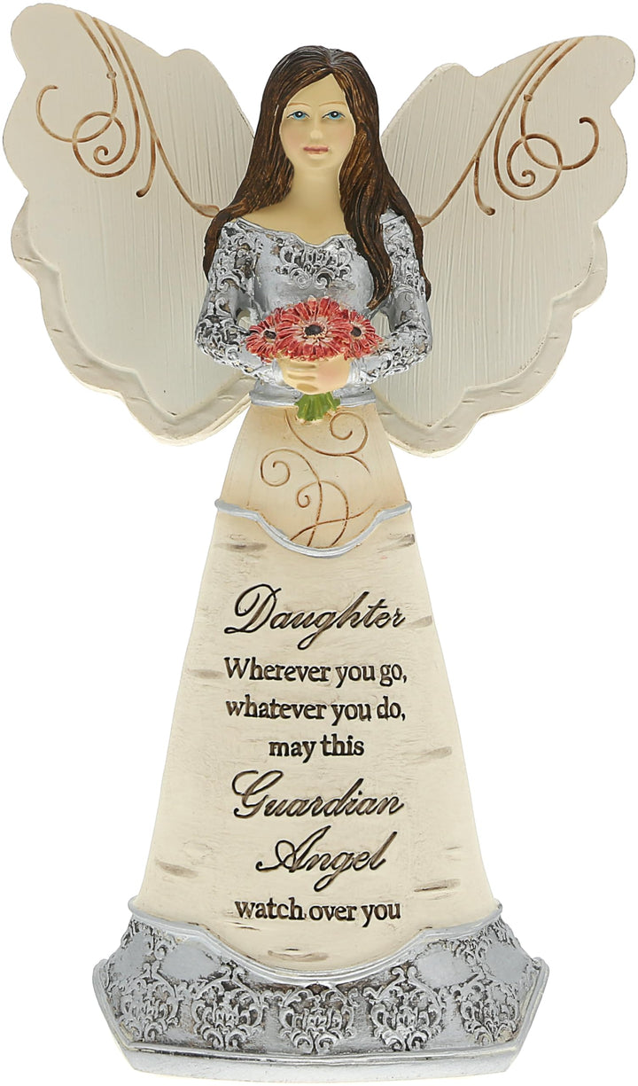 Pavilion Gift Company Elements 82328 Angel Figurine Holding Butterflies, Best Things In Life, 8-Inch