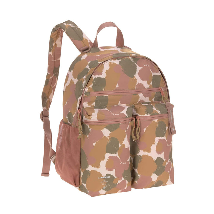 LÄSSIG Baby Wickelrucksack mit Wickelunterlage, Kinderwagenbefestigung/Casual Urban Backpack Tinted
