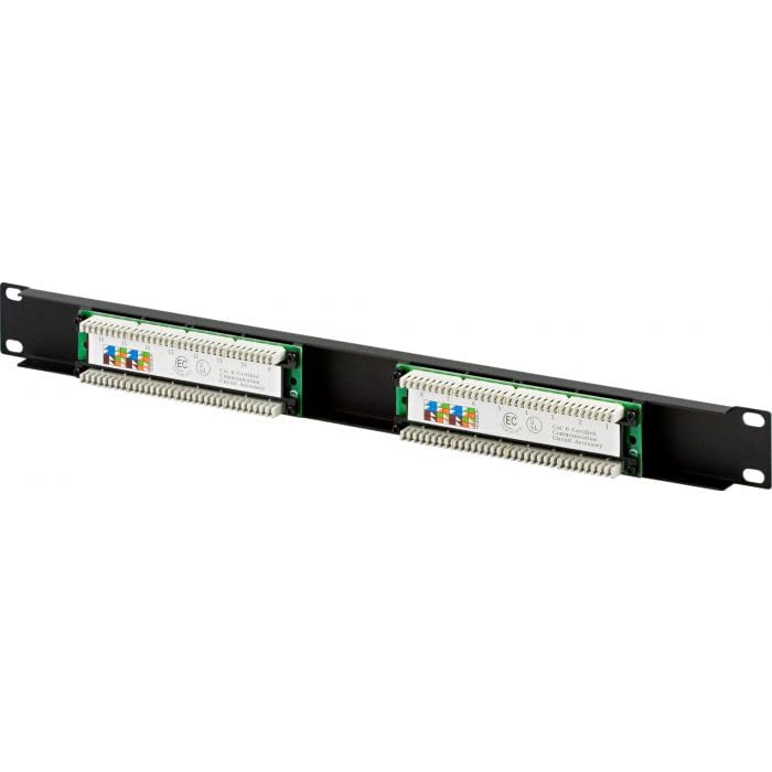 Patchpanel 19 Zoll CAT5e UTP - 16 ports 16 ports Cat5e UTP, 16 ports Cat5e UTP