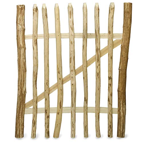 WEIDENPROFI Staketentor, Bauerngarten Gartentüre aus Haselnussholz, Grösse (BxH): 100 x 120 cm Tor (