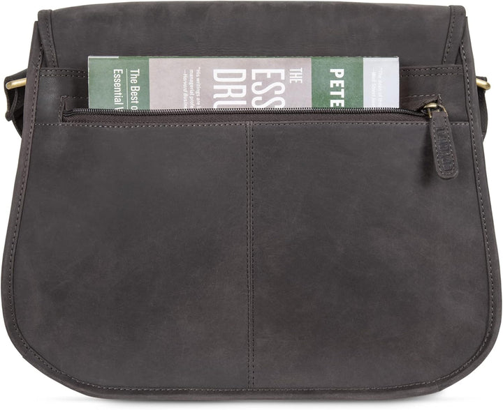 LEABAGS Leder Handtasche Damen I Premium Echtleder Umhängetasche I Damen Schultertasche I Damentasch