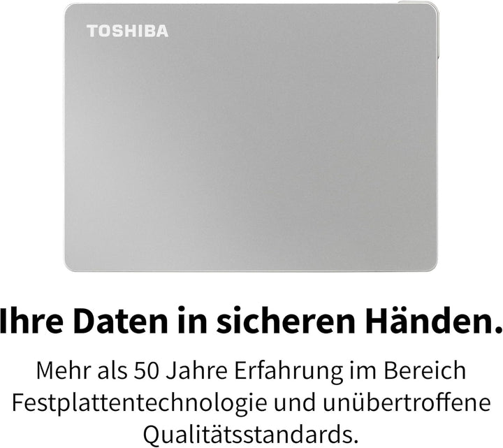 Toshiba 4TB Canvio Flex Portable External Hard Drive for Mac, Windows PC and Tablet use, compatible