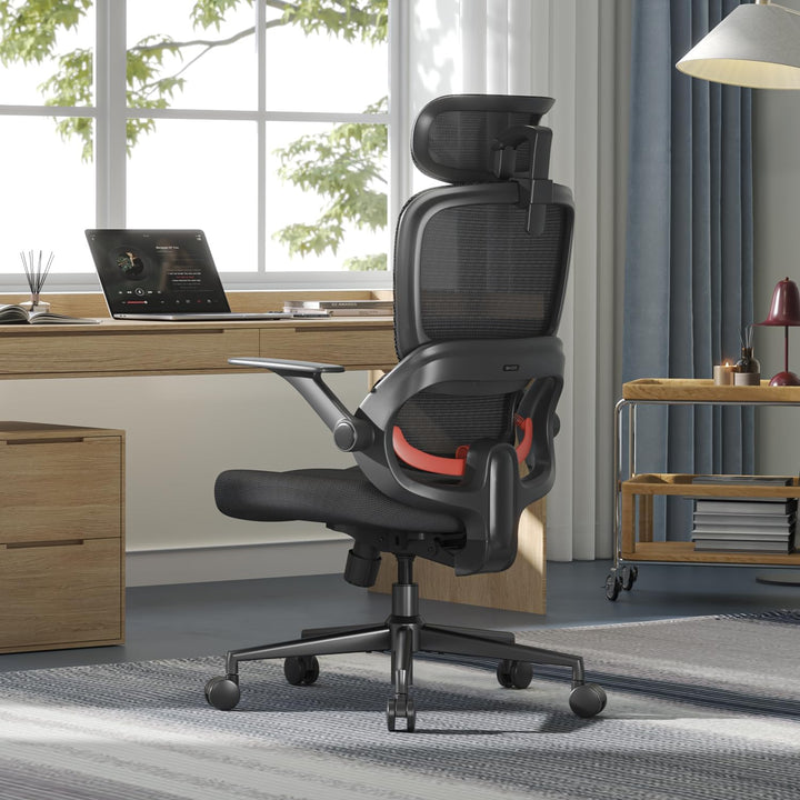 SIHOO B100-SE Ergonomischer Bürostuhl, Schreibtischstuhl mit Mesh-Bezug, Individuell einstellbare Ko