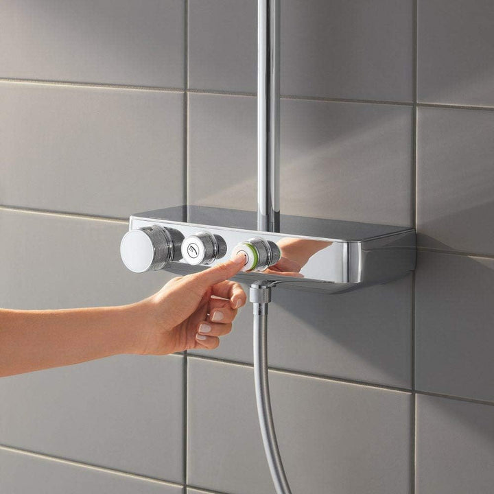 GROHE Euphoria Smartcontrol 260, Duschsystem mit Thermostatbatterie (wassersparende Regendusche mit