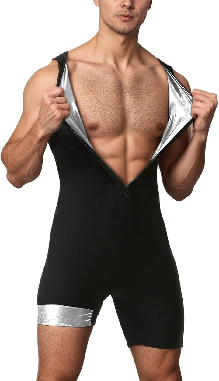 Generisch Männer Sauna-Trainingsweste Formende Weste für Schweisstreibendes Fitnesstraining Laufen G