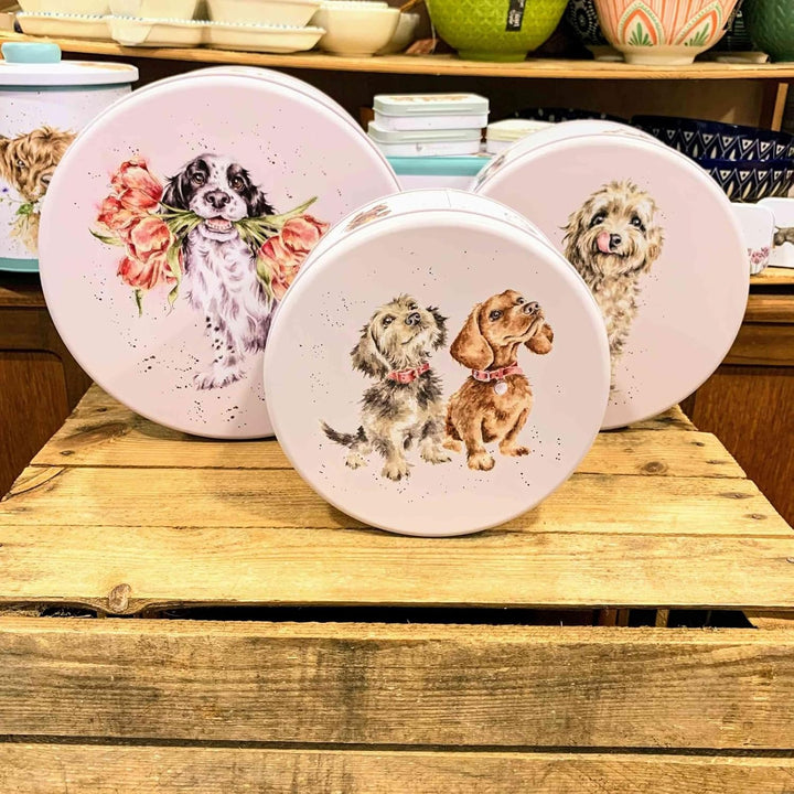 Wrendale Designs by Hannah Dale - A Dog's Life Kuchenform, 250 mm, 225 mm und 195 mm Durchmesser, A