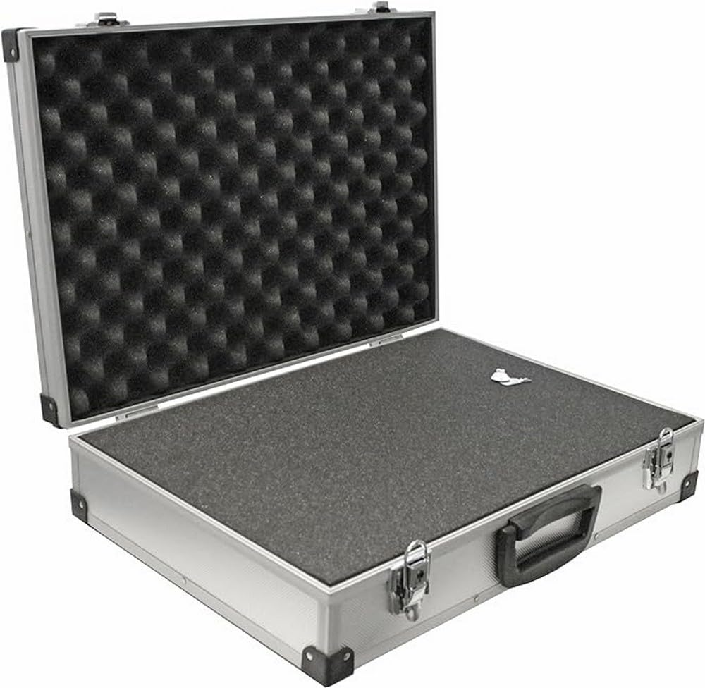 PeakTech P 7310 7310 – Universal Koffer für Messgeräte, Abschliessbar, Staubschutz, XL - 460 x 330 x
