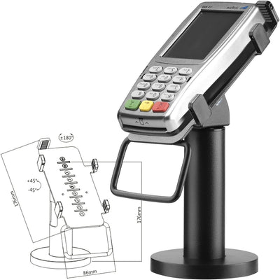 BeMatik - Halterung für Kredit Kartenlesegerät Terminal POS kompatibel mit Verifone VX 820