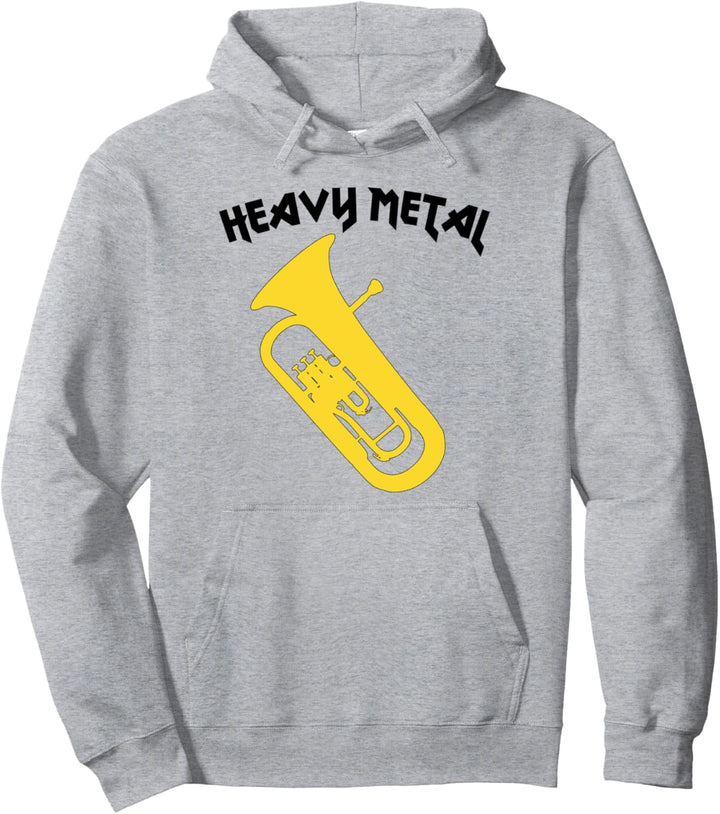 Heavy Metal - lustiges Bariton/ lustiges Euphonium Pullover Hoodie