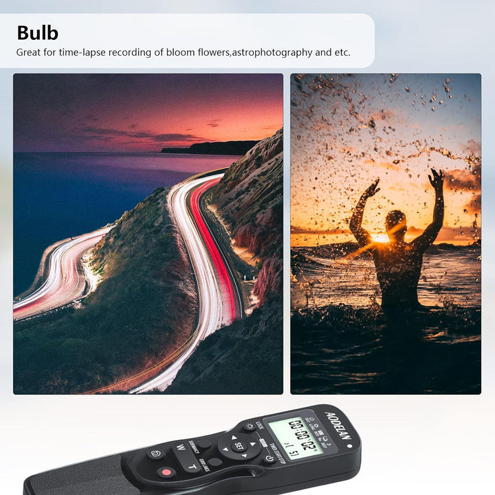 Aodelan Camera Remote Control with Zoomer,Wired Timer Shutter Release Compatible with Sony A7,A7 III