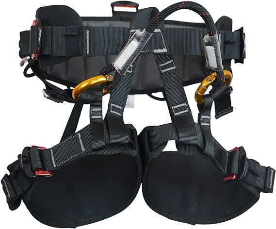SOB Bergsteiger-Klettergurt, Halbkörpergurt Sicherheitsgurt Klettergurt für Feuerrettung Bergsteigen